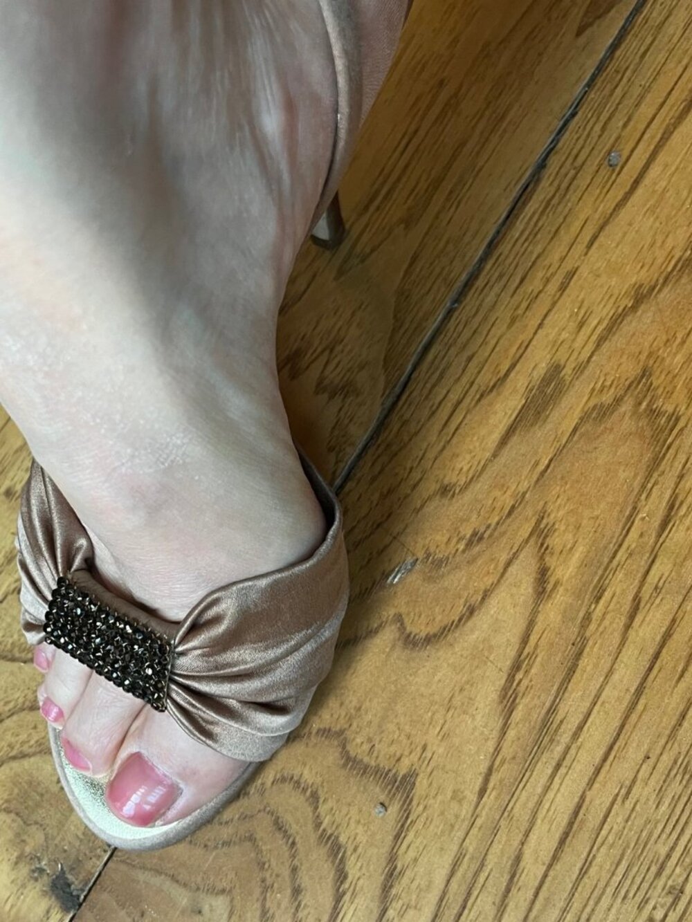 Escada Satin Heels - Picture 6 of 10